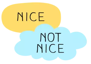 LOGO NICE NOT NICE